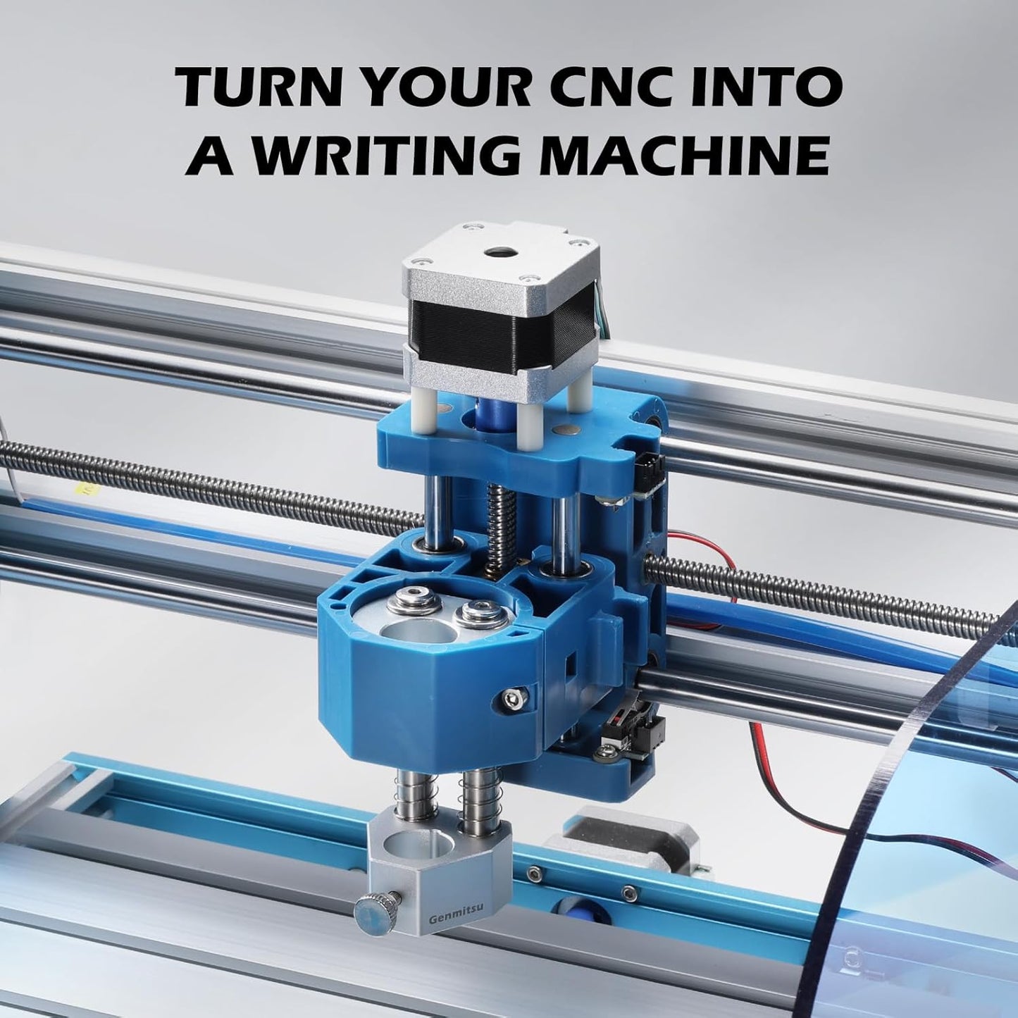 SainSmart Genmitsu CNC Router Drawing Robot Tool, Plotter Handwriting Robot Module, Easily Transform CNC Into Writing Machine, Ideal for CNC Hobbyists & Creative Projects