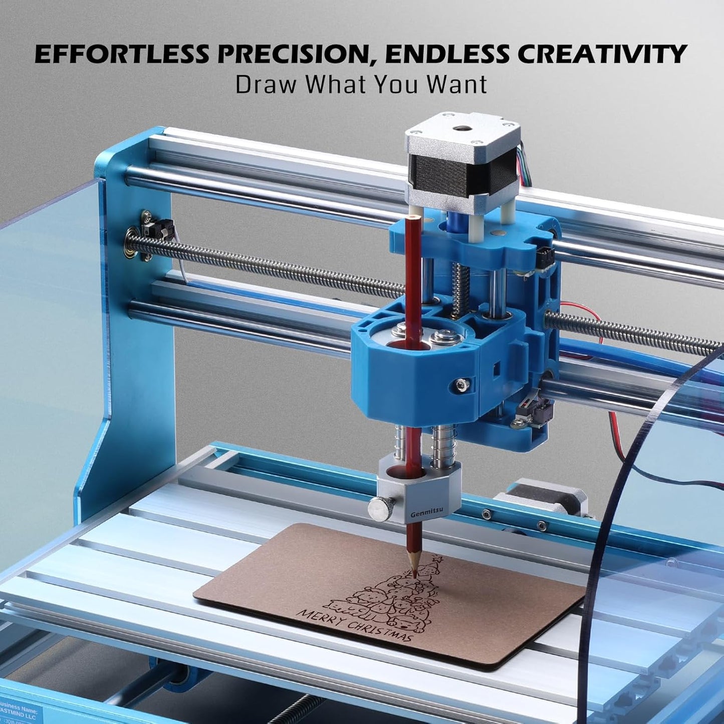 SainSmart Genmitsu CNC Router Drawing Robot Tool, Plotter Handwriting Robot Module, Easily Transform CNC Into Writing Machine, Ideal for CNC Hobbyists & Creative Projects