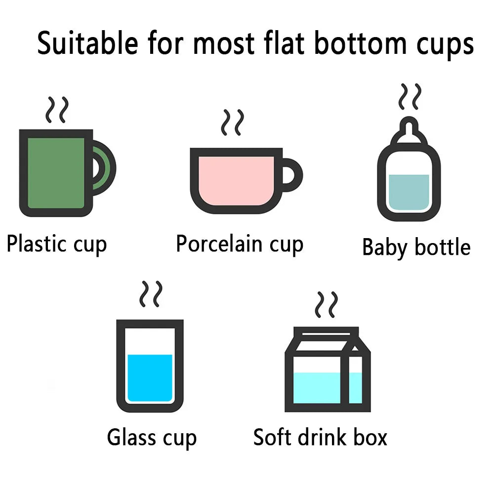 220V Mug Warmer Coffee Warmer Smart Cup Heater 3 Gear Mug Heating Coaster for Office Desk Use Coffee Milk Tea Heating Pad