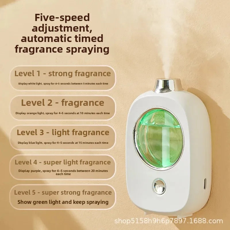 Difusor automático de aromaterapia para uso doméstico, eliminador de odor de vaso sanitário, dispensador de aromas, aparelho doméstico transfronteiriço