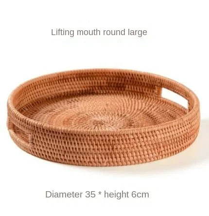 Cesta de vime tecida à mão, cesta de frutas, chá, lanche, pão, cosméticos, caixa de armazenamento retangular, suprimentos de cozinha domésticos