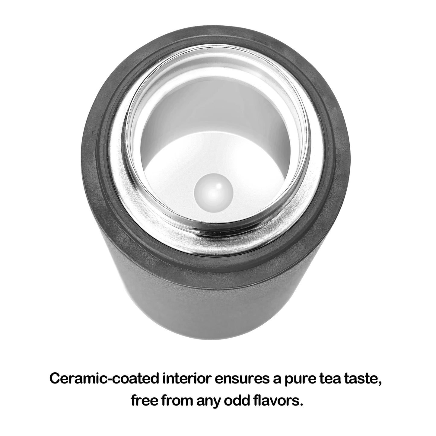 Samadoyo 400ml Thermal Tumbler - Ceramic Coated, 8H Hot/6H Cold, Titanium Filter & Magnetic Cup