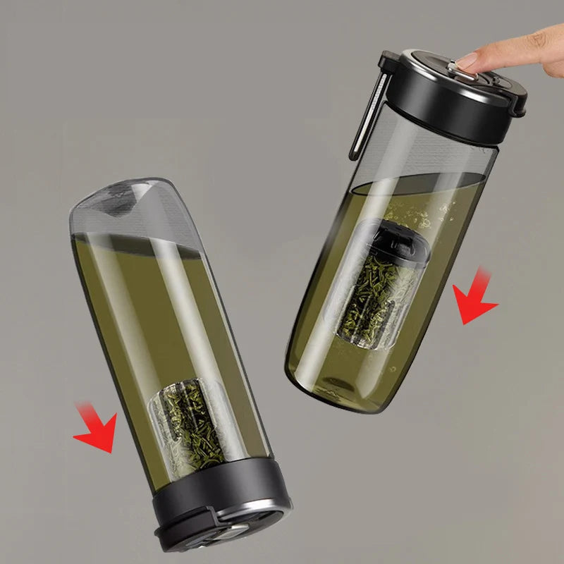HUIMAI Summer New Magnetic Tea Cup Tritan Material Large Capacity Tea Separation Camping Travel Cup Sports Cup Handy Cup Car Cup