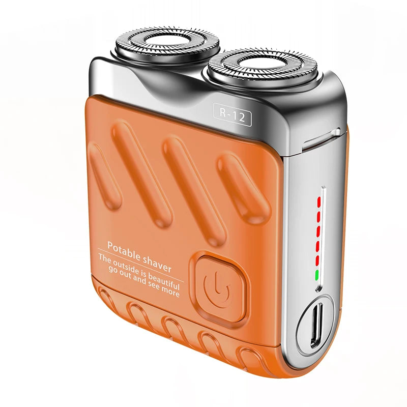 9000RPM High Speed Premium Portable Shaver Magnetic Blades 60Days Battery Life Type C Fast Charge IPX7 Waterproof Travel Razor