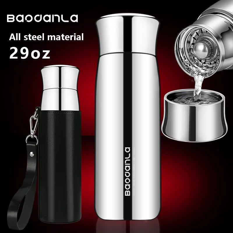 Thermal Mug Vacuum Insulated Coffee Mug, Double-wall Stainless Steel Travel Tumbler, 29 oz, Valentines Gift Custom Logo