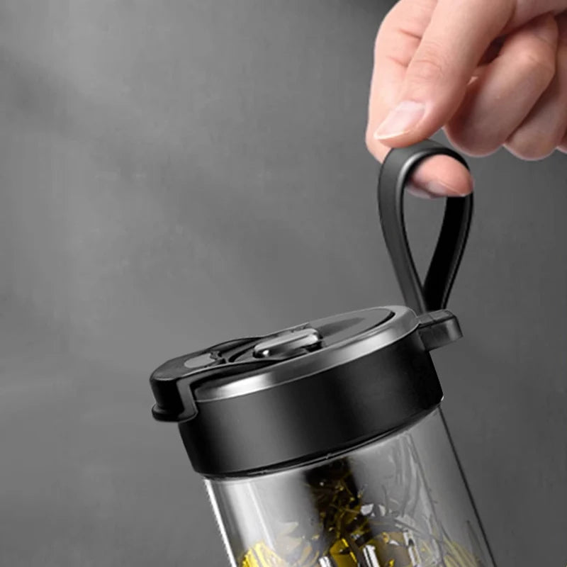HUIMAI Summer New Magnetic Tea Cup Tritan Material Large Capacity Tea Separation Camping Travel Cup Sports Cup Handy Cup Car Cup