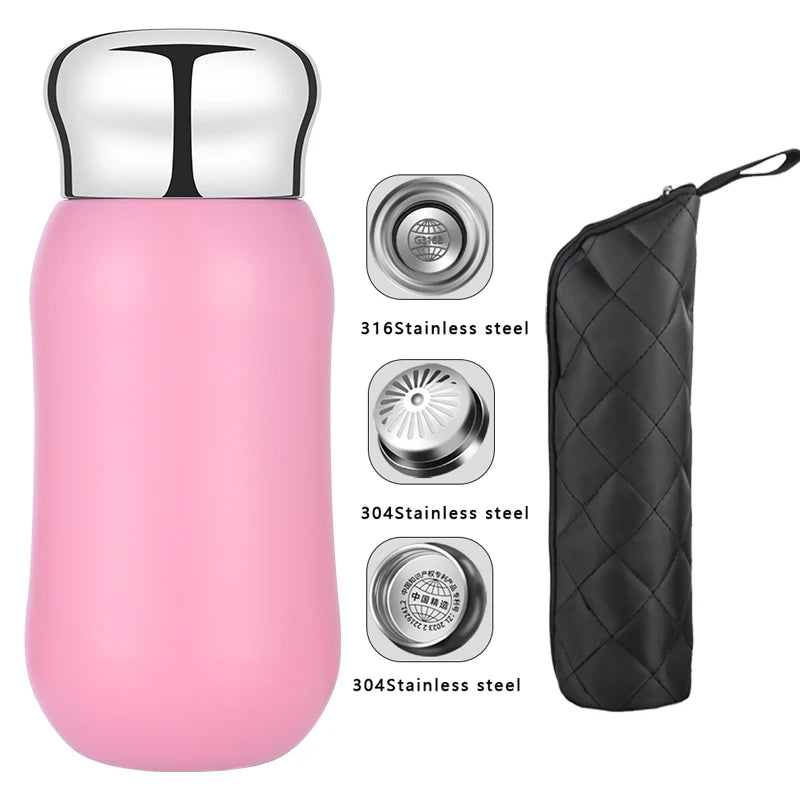 520ml Portable Double Stainless Steel Vacuum Flask Coffee Tea Thermos Sport Travel Mug Large Capacity Thermocup