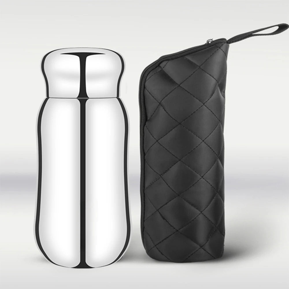 Customized Logo Portable Double Layer 316 Stainless Steel Vacuum Flask Coffee Thermos Sports Travel Mug Large Capacity Thermos C