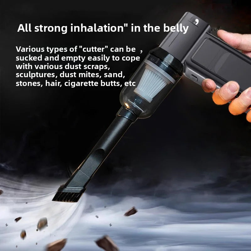 The 2025 new brushless hand-held fan can be used for dust removal, snow blowing, ash blowing, barbecuing and charcoal making, as