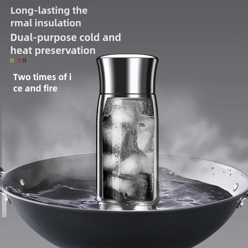 550/850ml 316 stainless steel high-end men's water cup car flask vacuum stainless steel thermos Water bottle