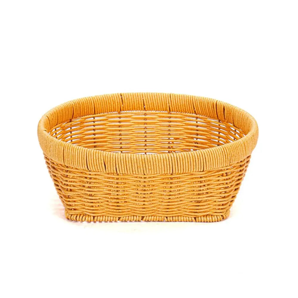 High Quality Portable Handwoven Bread Storage Basket Breathable 3 Styles Outdoor Picnic Basket Wedding Cabinet