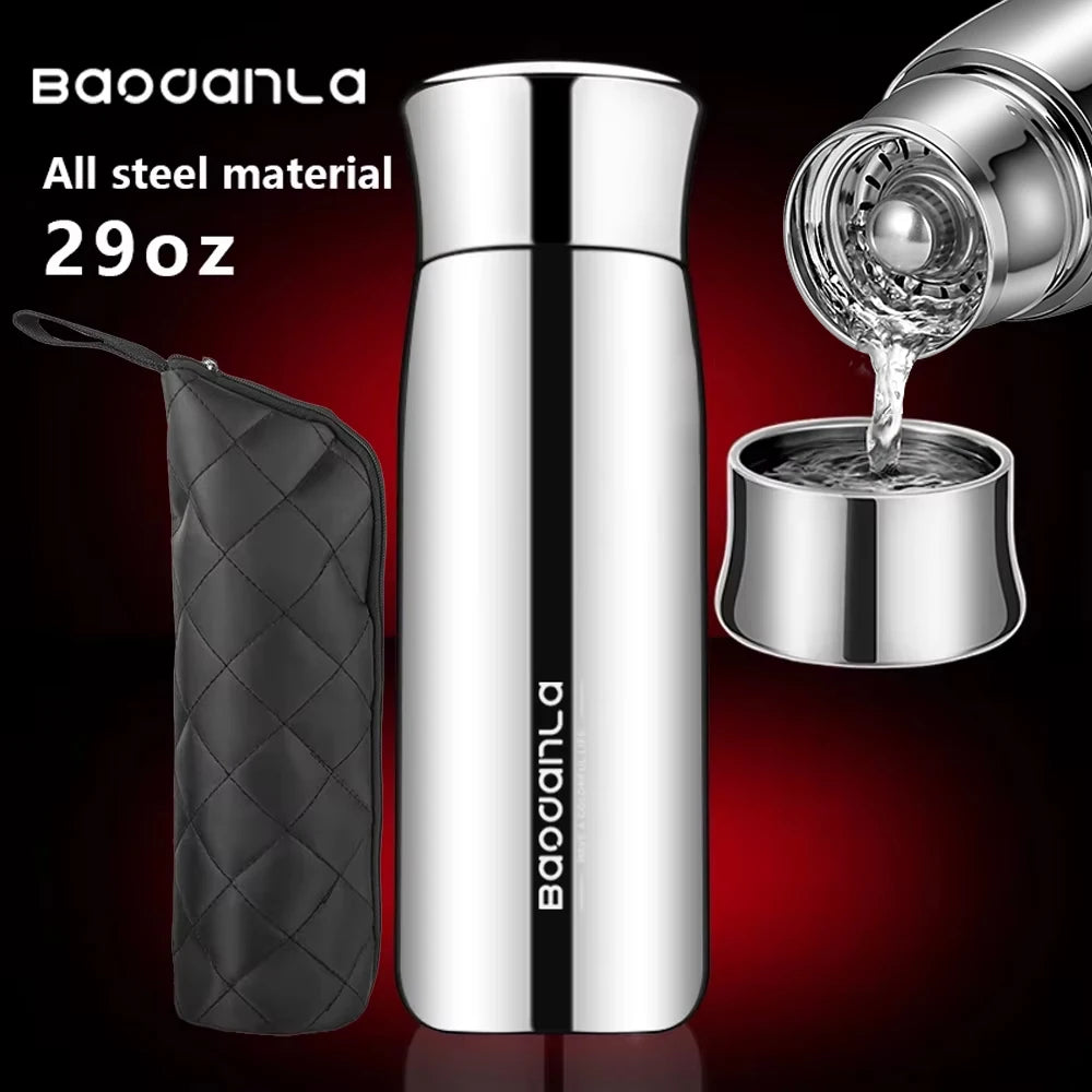 Thermal Mug Vacuum Insulated Coffee Mug, Double-wall Stainless Steel Travel Tumbler, 29 oz, Valentines Gift Custom Logo