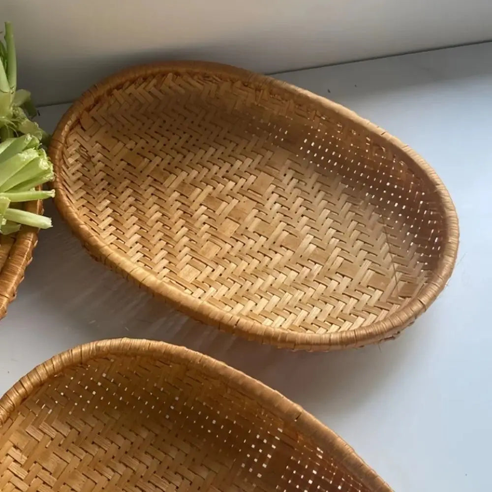 Creative Vegetable Food Storage Basket Desktop Ornament Kitchen Storage Bin Fruit Bread Basket Household Organizer Woven Basket