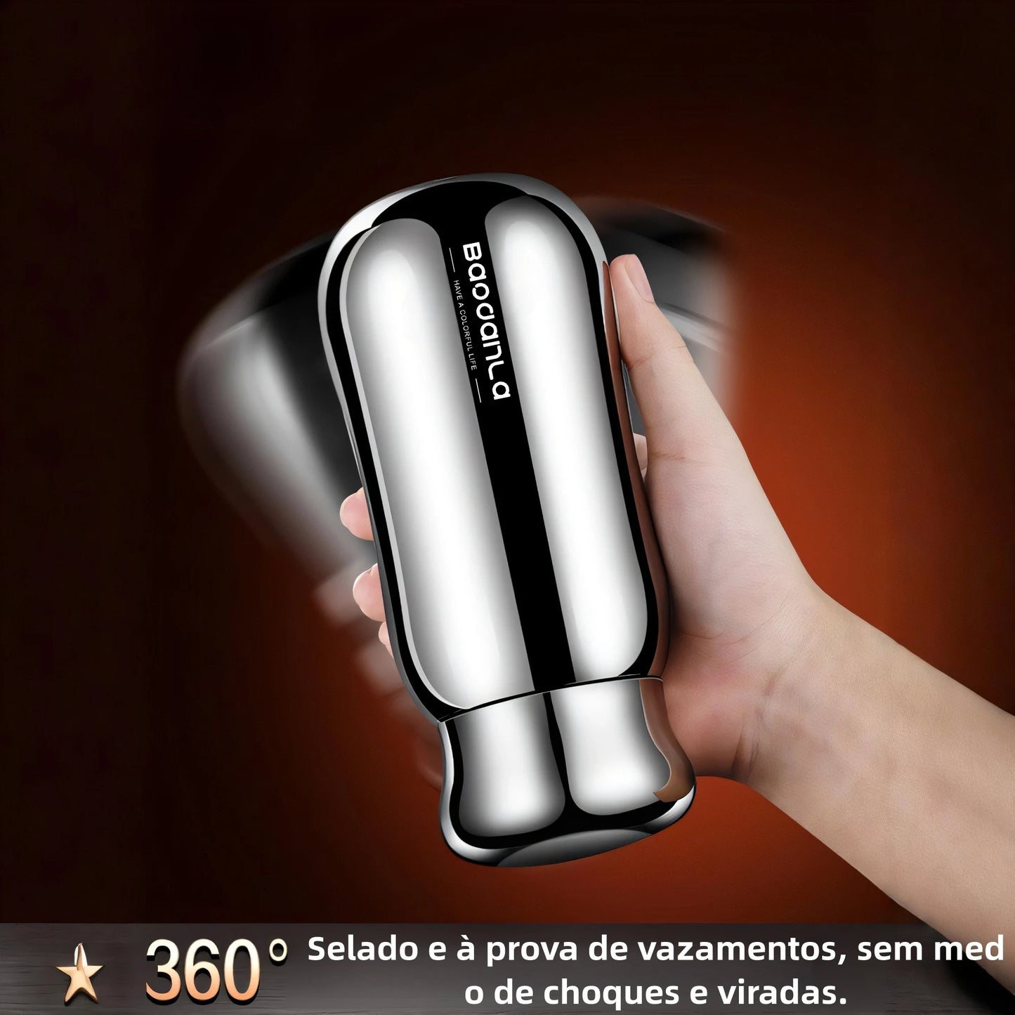 316 stainless steel seamless thermos cup high-end men's water cup car portable men's cup micro-logo customization