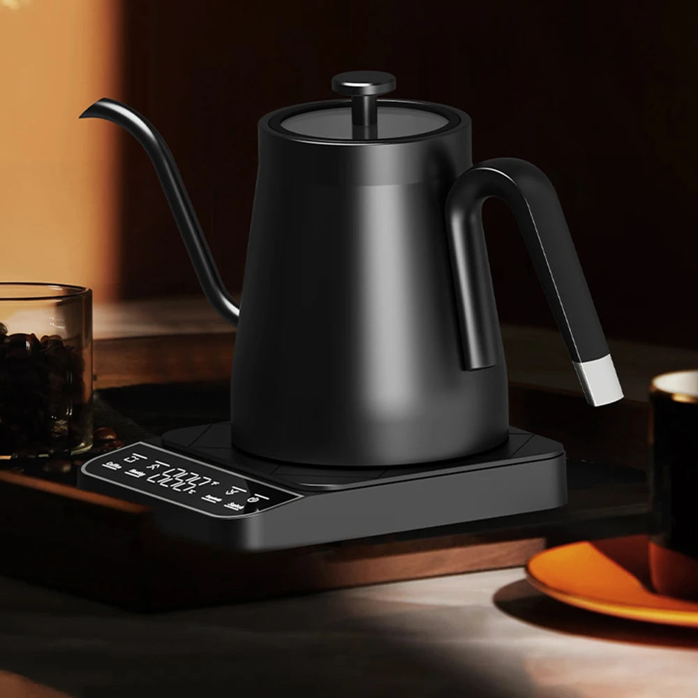 220V/120V Electric Espresso Utensils Coffee Pot Hand Brew Gooseneck Kettle 1200W Intelligent Thermostat Heat Water Teapot