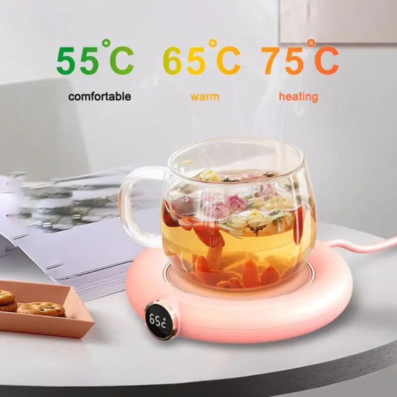 Cup Warmer Milk Tea Water Heating Pad Electric Coffee Mug Heating Mug Heater Cup Heater Warm Mat Constant Temperature Coaster