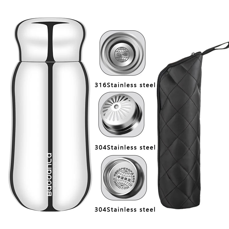 520ml Portable Double Stainless Steel Vacuum Flask Coffee Tea Thermos Sport Travel Mug Large Capacity Thermocup