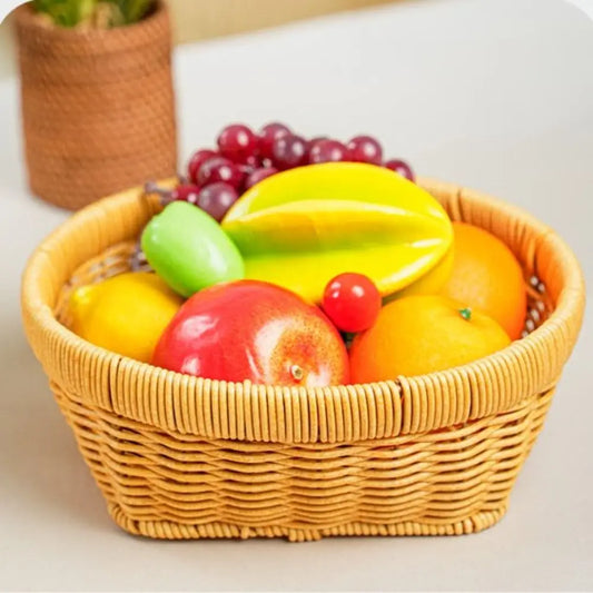 High Quality Portable Handwoven Bread Storage Basket Breathable 3 Styles Outdoor Picnic Basket Wedding Cabinet