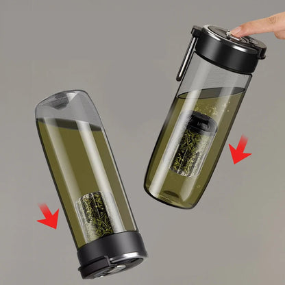 HUIMAI Summer New Magnetic Tea Cup Tritan Material Large Capacity Tea Separation Camping Travel Cup Sports Cup Handy Cup Car Cup