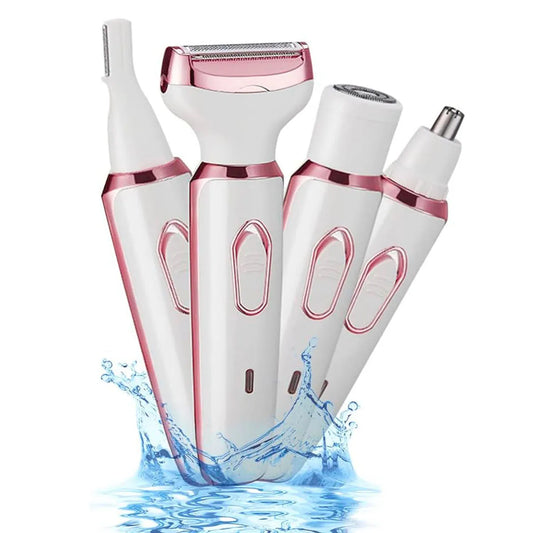 Women Electric Shavers Razors on Leg Armpit, Epilator Nose Hair Remover Facial Body Bikini Eyebrow Beard Mustache Women Trimmer