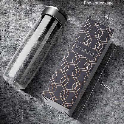HUIMAI Summer New Magnetic Tea Cup Tritan Material Large Capacity Tea Separation Camping Travel Cup Sports Cup Handy Cup Car Cup