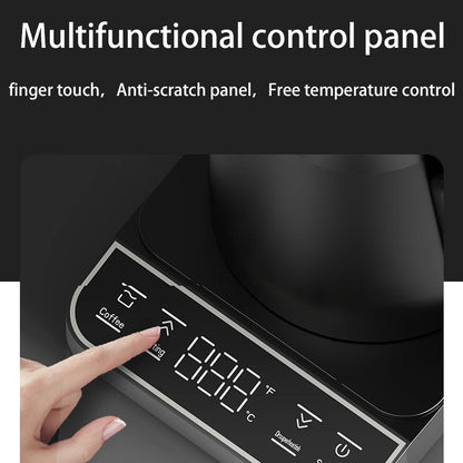 220V/120V Electric Espresso Utensils Coffee Pot Hand Brew Gooseneck Kettle 1200W Intelligent Thermostat Heat Water Teapot