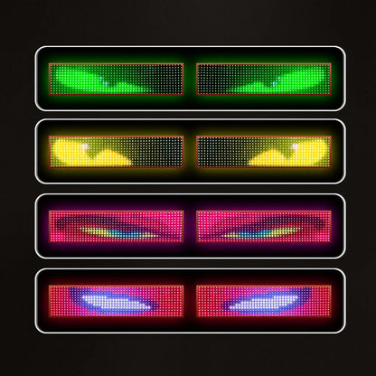 Remote Control Devil‘s Eyes LED Matrix Panel Screen Light 12V 24V Animation Display LED Screen Light for Car Truck Windshield