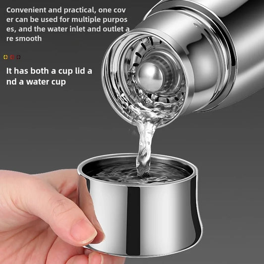 550/850ml 316 stainless steel high-end men's water cup car flask vacuum stainless steel thermos Water bottle